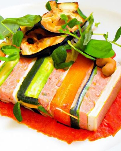 Colorful Vegetable Terrine: A Vibrant Garden on a Plate