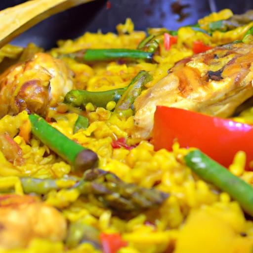 Savor the Flavor: Chicken & Veggie Spanish Paella Unveiled