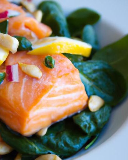 Bright Bites: Nourishing Salmon Spinach Salad Recipes