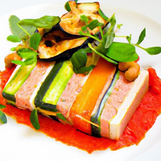 Colorful Vegetable Terrine: A Vibrant Garden on a Plate