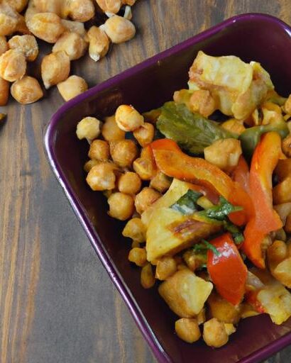 Hearty Vegan Chickpea & Potato Curry Bake Recipe Delight