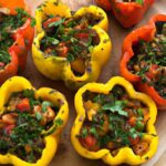 Colorful Vegan Stuffed Bell Peppers: A Nutritious Delight