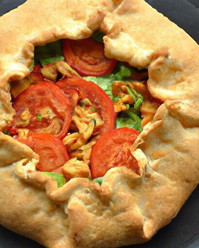 Rustic Savory Veggie Galette with Nutty Whole Wheat Crust