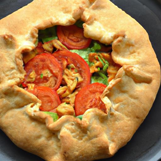 Rustic Savory Veggie Galette with Nutty Whole Wheat Crust