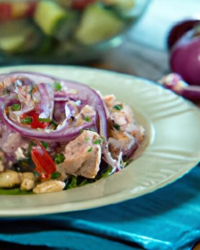 Fresh & Flavorful: White Bean Tuna Salad with Red Onion