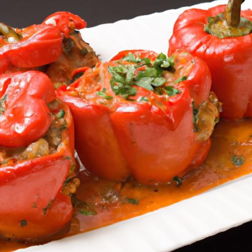 Classic Comfort: Old-Fashioned Stuffed Peppers in Tomato Sauce