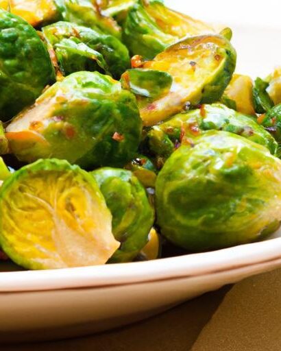 Zesty Lemon Garlic Roasted Brussels Sprouts: A Flavor Boost