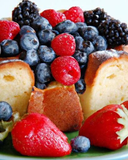 Heavenly Angel Food Cake with Fresh Berries: Light & Luscious