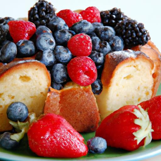 Heavenly Angel Food Cake with Fresh Berries: Light & Luscious