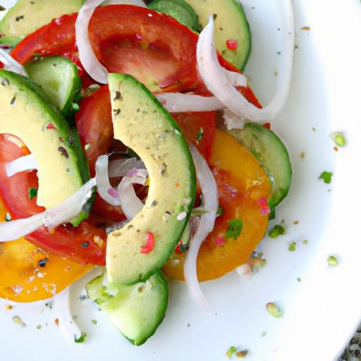 Fresh & Flavorful: Cucumber, Tomato,⁤ Avocado⁢ salad Guide