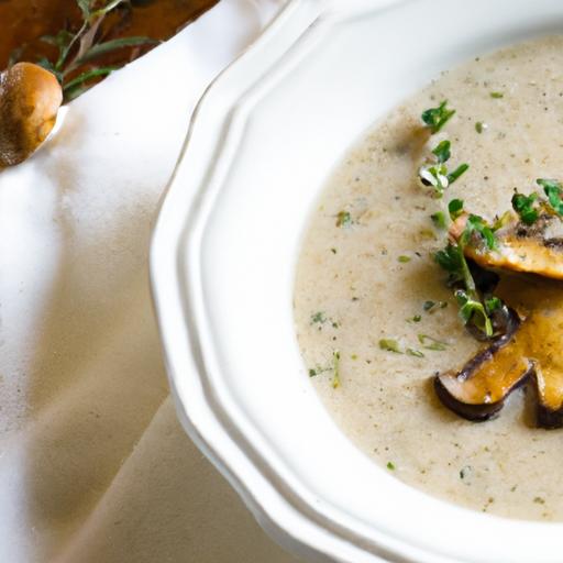 velvety Wild mushroom Soup: A Creamy Forest Delight