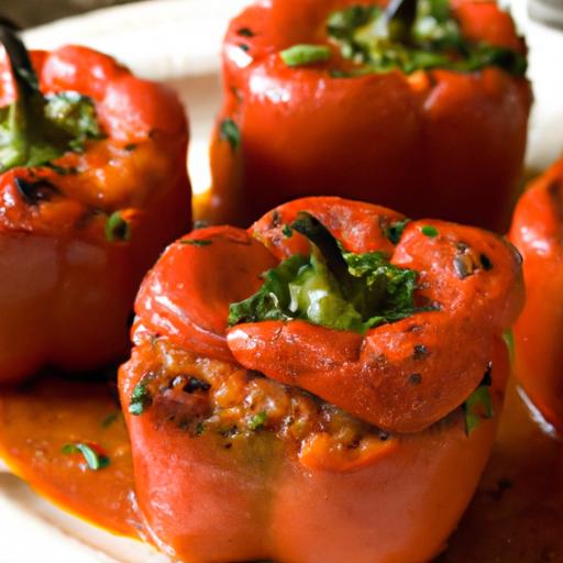 Classic Comfort: Old-Fashioned Stuffed Peppers in Tomato Sauce