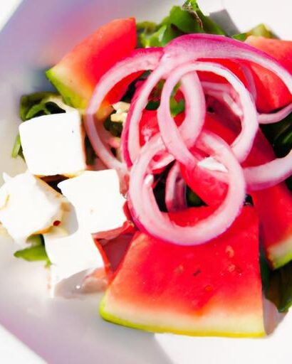 Refreshing Halloumi and Watermelon Salad: A Summer Delight