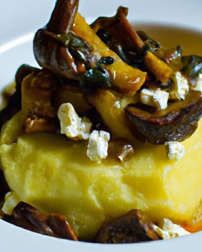Savor Vegan Polenta with Earthy Mushroom Ragout Delight