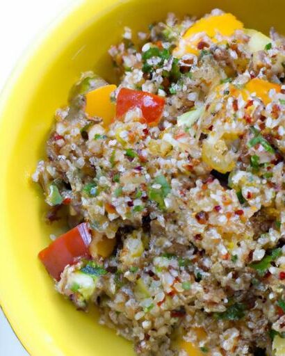 Boost Your Health with Flavor: Quinoa Garbanzo Bean Salad