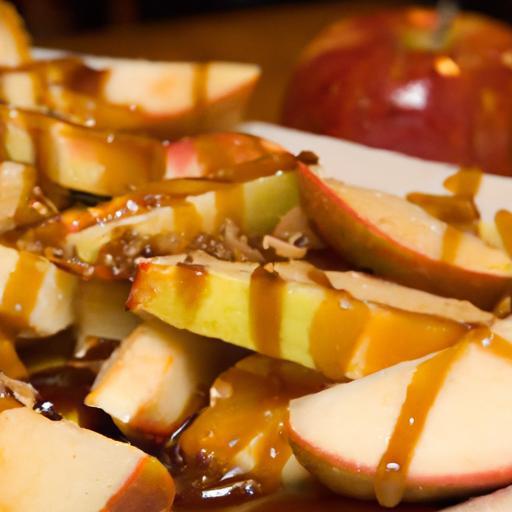 Sweet to Eat: Baked Apple Nachos with Caramel Drizzle