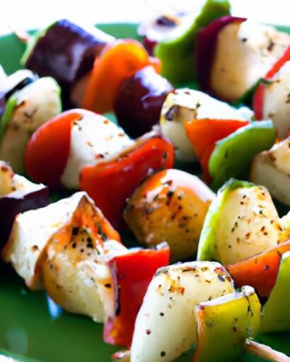 Savor Summer: Grilled Veggie Skewers with Tangy Balsamic Glaze