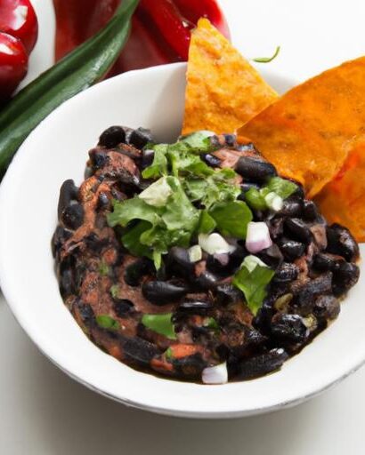 Fiery Black Bean Dip: The Ultimate Tortilla Chip Partner