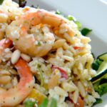 Zesty Shrimp and Orzo Salad with Creamy Feta Flair