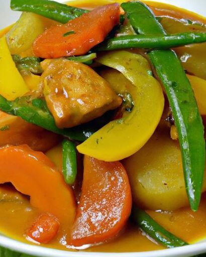 Tropical Flavors Unveiled: Caribbean Vegetable Curry Delight