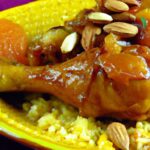 Savor Moroccan Chicken Tagine with Apricots & Almonds Delight