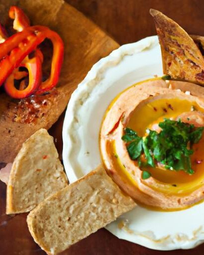 Roasted Red Pepper Hummus: A Zesty Twist on a Classic Dip