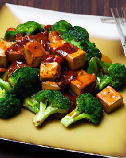 General Tso’s Tofu with Steamed Broccoli: A Flavorful Twist