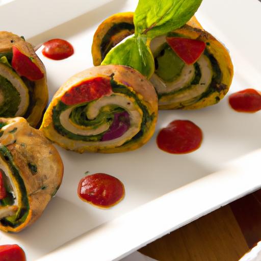 Savory Sun-Dried Tomato & Basil Pinwheels Recipe Delight