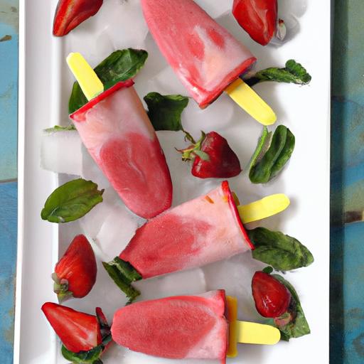 Refreshing Strawberry Basil Popsicles: A Summer ⁢Delight