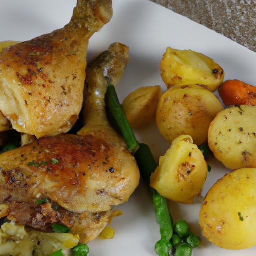 Golden One-pan Roasted ‌Chicken & Potatoes ⁤Made Simple