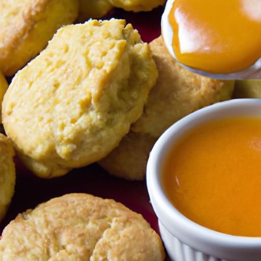 Golden Delight: Sweet potato Biscuits with Honey Glaze