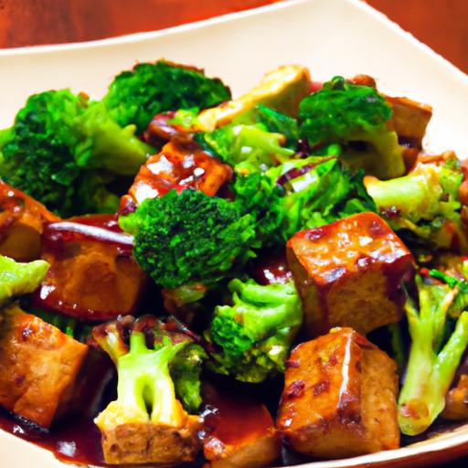 General Tso's Tofu with Steamed Broccoli: A Flavorful Twist