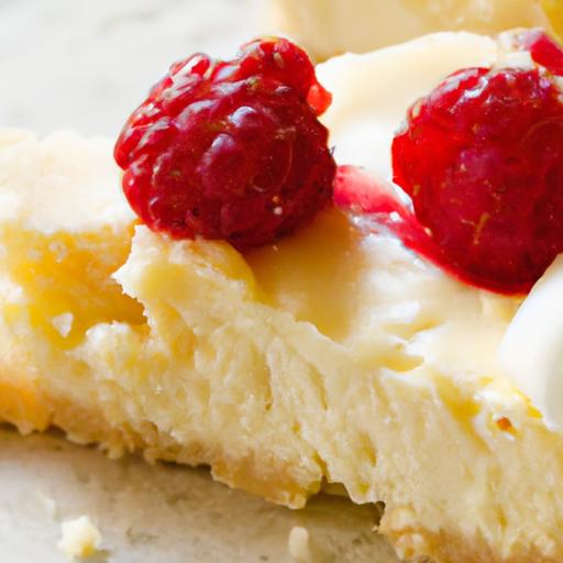 Zesty Lemon & Raspberry Cheesecake Bars: A Tangy Delight