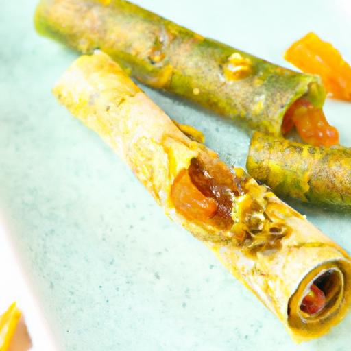 Tropical Twist: Sweet Mango & Spicy Ginger Fruit Roll-Ups