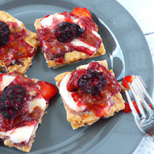 No-Bake Berry & Cream⁢ Cheese Danish on Crunchy ‌Crackers