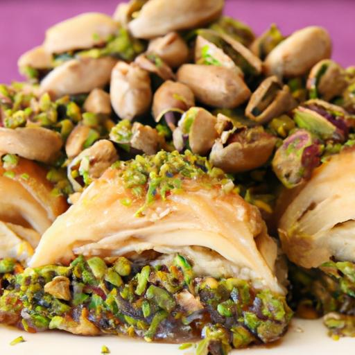 Golden Layers of Turkish Pistachio Baklava Unveiled