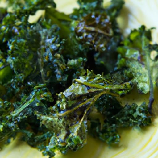 Crispy Baked Kale Chips with Nutritional Yeast Goodness
