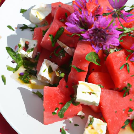 Refreshing Halloumi and Watermelon Salad: A Summer Delight