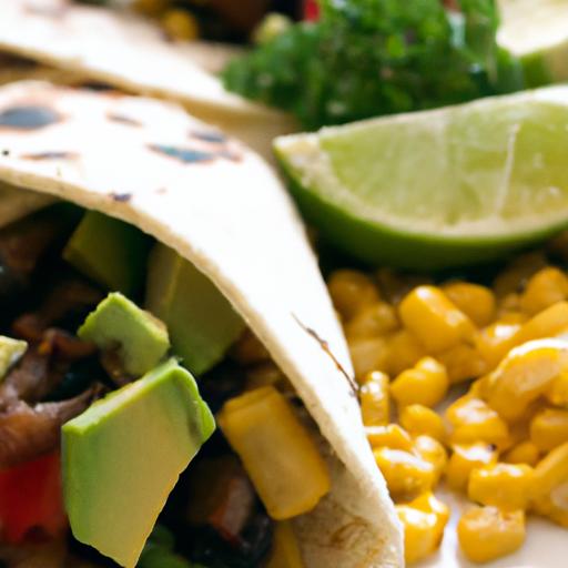 Fresh & Flavorful: Black Bean,Corn,and Avocado Wraps
