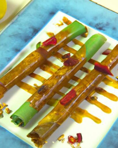Tropical Twist: Sweet Mango & Spicy Ginger Fruit Roll-Ups