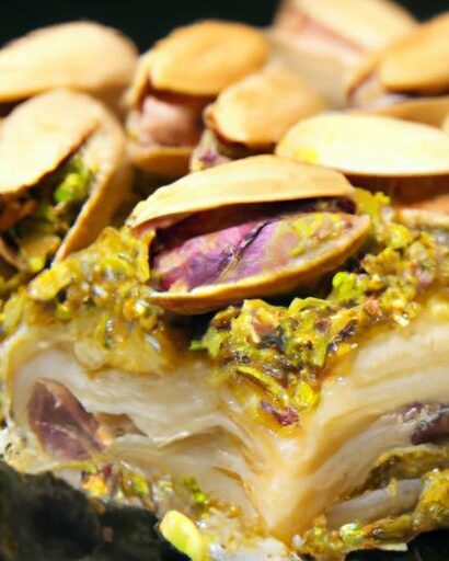 Golden Layers of Turkish Pistachio Baklava Unveiled