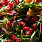 Winter Kale Salad: Pomegranate & Orange Burst of Flavor
