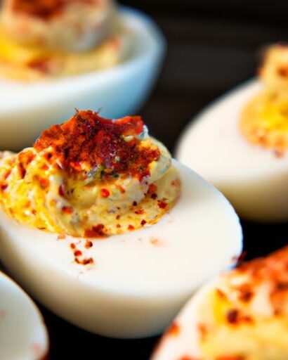 Spice Up Snack Time: Deviled Eggs with Bold Paprika Kick