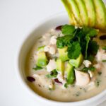Zesty White Chicken Chili with Fresh Cilantro & Lime Twist