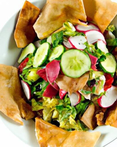 Crispy Pita Perfection: Mastering the Classic Fattoush Salad