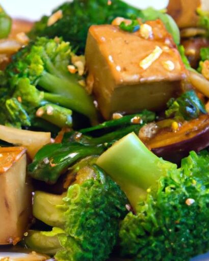 Savory Sesame Tofu Stir-Fry with Broccoli: A Nutritious Delight