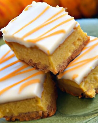 Pumpkin Bars with Cream Cheese Frosting: A Sweet Fall Delight