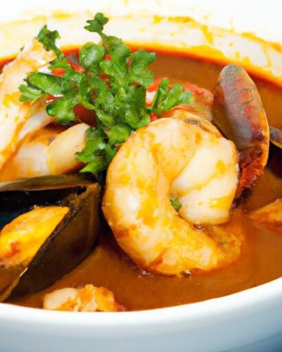Savoring French Bouillabaisse: A Saffron-Infused Delight