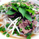 Savoring Vietnamese Pho: Beef and Rice Noodles Delight