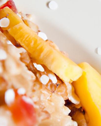 Tropical Twist: Coconut Quinoa with Pineapple & Almonds Delight